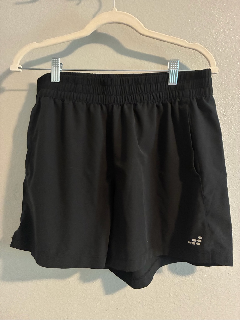 bcg Black Women's Athletic Shorts with Elastic Waistband